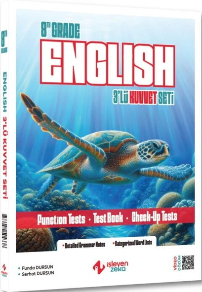 8. Sınıf İngilizce 3 lü Kuvvet Serisi Seti İşleyen Zeka ürün görseli