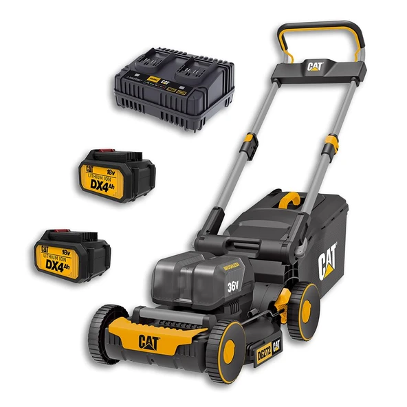 CAT DG272 36Volt 4.0Ah. Li-ion 41CM Profesyonel Kömürsüz Şarjlı Çim Biçme ürün görseli 1