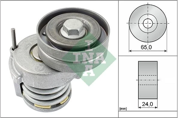 INA 534006510 ALTERNATÖR GERGİ RULMANI KÜTÜKLÜ GOLF5-JETTA-PASSAT-TIGUAN-POLO-A3 1.2-1.4 TSI BLG-BMY-CAXA-CBZA/B 03C145299C-1J0145299-03C145299Q ürün görseli 1