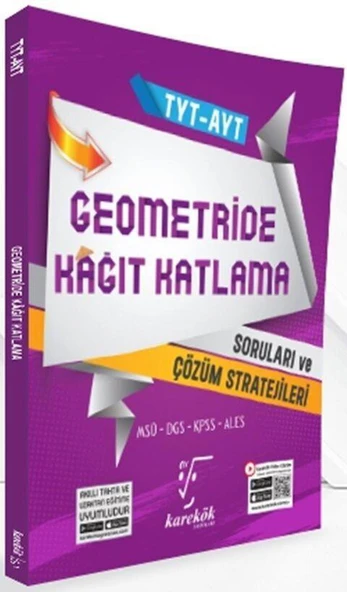 TYT AYT Geometride Kağıt Katlama Soruları ve Çözüm Stratejileri Karekök Yayınları ürün görseli