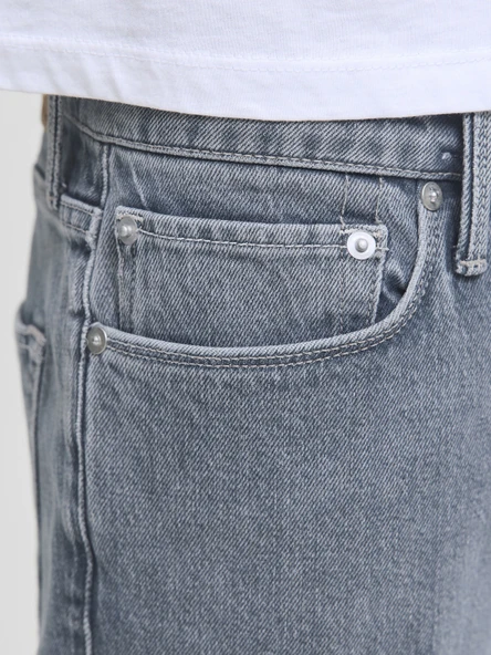 JACK JONES Mıke Model Rahat Kesim Erkek Kot Pantolon 12282580 - Resim 7