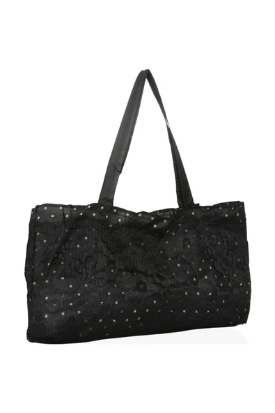 Marlux Dantelli Siyah Şemsiye - Resim 3