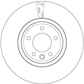 TRW DF6954S FREN DISKI ON LAND ROVER DISCOVERY L462 RANGE ROVER SPORT L494 L405 LR081594 ürün görseli 1
