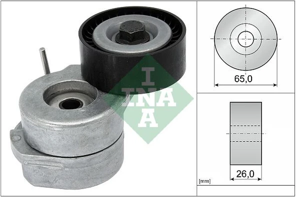 INA 534005310 ALTERNATÖR GERGİ RULMANI KÜTÜKLÜ LINEA-PUNTO-AGILA-ASTRA H-J-COMBO-CORSA C-D-MERIVA 1.3CDTI-1.3JTD 4708770-51821653-6340554-636166 ürün görseli 1
