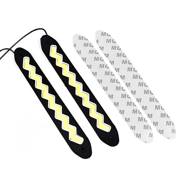 Mega Oto Market Zigzag Şerit Gündüz Ledi Farı Su Geçirmez Beyaz Işık - 2