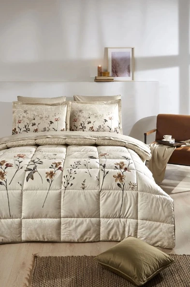 Özdilek Ramas Secas Krem Çift Kişilik Uyku Seti