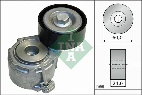 INA 534011120 ALTERNATÖR GERGİ RULMANI KÜTÜKLÜ PARTNER-P206-306-307-BOXER-BERLINGO-JUMPY-JUMPER 1.9D-2.0D 1613840080-5751.74-9636782780 ürün görseli 1