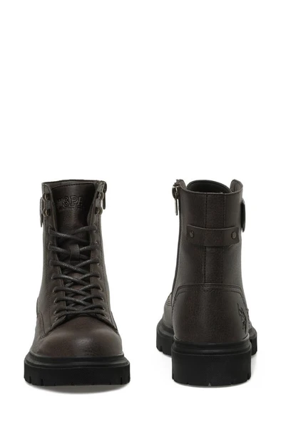 U.S. Polo Assn. LUKA 5PR 102038401 Erkek Bot Kahve 40-45 - Resim 5