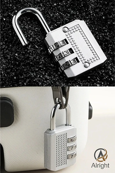 Mucit Home Uzun Ömürlü Dayanıklı Kaliteli Şifreli Asma Kilit 25mm - Resim 2