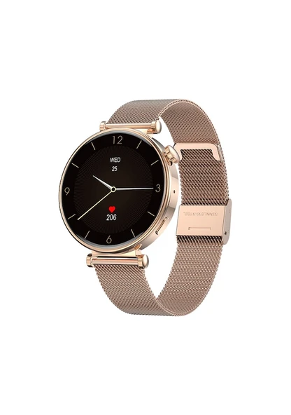 Riversong Motive GlowR.Gold+Beyaz Derikayış(Ek Kayış:PembeSilikon) - 2