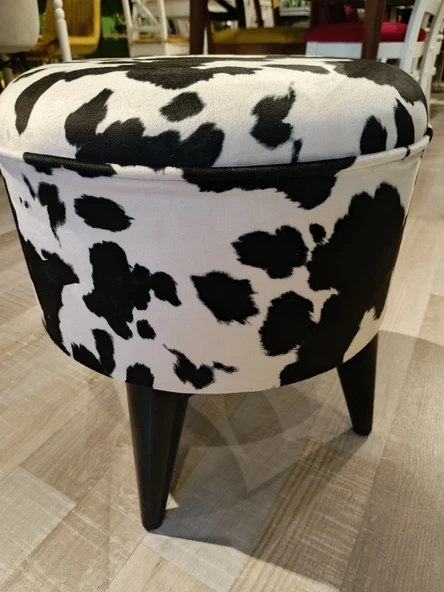 MERCAN MOBİLYA LEOPAR DESENLİ PUF BENCH - 2