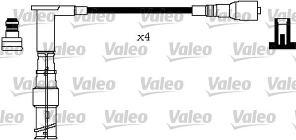VALEO 346325 ATESLEME KABLOSU SETI MERCEDES M111 W202 W124 S124 C124 A1111500615 ürün görseli 1