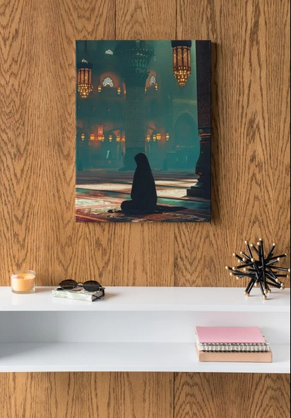 Namaz ve Huzur Tablosu İslami Tablo