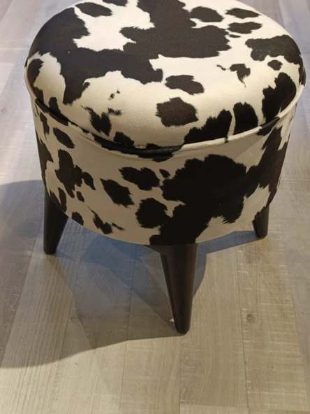 MERCAN MOBİLYA LEOPAR DESENLİ PUF BENCH - 5