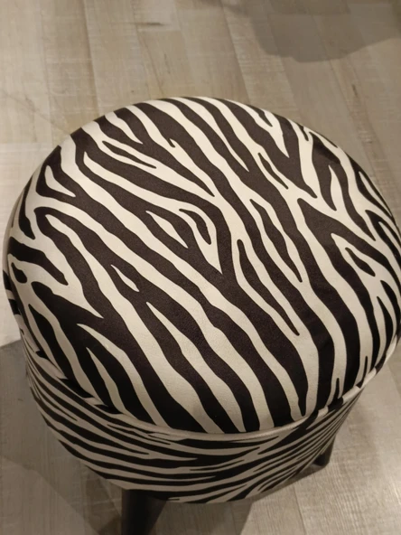 MERCAN MOBİLYA LEOPAR DESENLİ PUF BENCH - 3