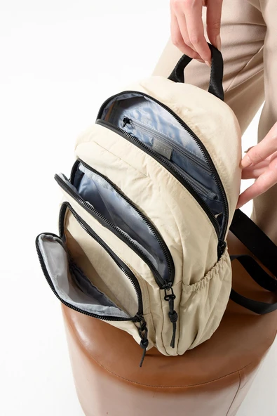 Bolsas Kadın Sırt Çanta Bej 1109 - Resim 3