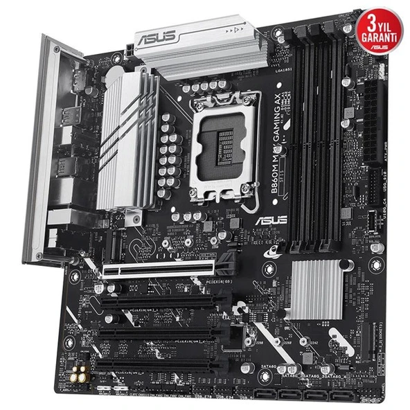 ASUS B860M MAX GAMING AX WIFI6 DDR5 HDMI-DP TYPEC PCIE 5.0 1851P MATX - Resim 5