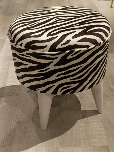 MERCAN MOBİLYA LEOPAR DESENLİ PUF BENCH - 5