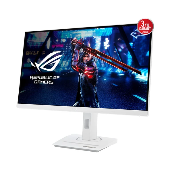 Rog Strix XG27ACS-W 27 Fast IPS Freesync ve G-Sync Uyumlu Hdr 2560X1440 1ms 180HZ Dp HDMI Usb-C Vesa 3yıl Elmb Sync, Pıvot Pd 7.5W Beyaz Monitör ürün görseli