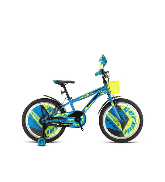 KRON X-FORCE 16 JANT MTB - 10' - Vitessiz - V.B. - Mavi-Siyah/Neon Sarı- ürün görseli