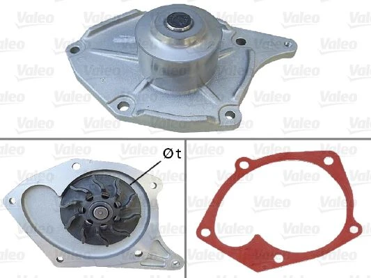 VALEO 506674 DEVİRDAİM SU POMPASI RENAULT CLIO II 01>06 MEGANE II 03>08 KANGOO 01> MODUS 04> SC NIC II 03>08 1.5dCi K9K / NISSAN MICRA 1.5L K9K K12 03-10 / NOTE 1.5L K9K E11 06-> / QASHQAI 1.5L K9K J1 ürün görseli 1