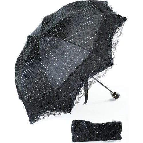 Marlux Dantelli Siyah Şemsiye - Resim 2