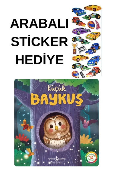 ARABALI STİCKER HEDİYELİ - OKUL ÖNCESİ RESİMLİ KİTAPLAR –  Küçük Baykuş – Doğanın Eşsiz Hikâyeleri ürün görseli