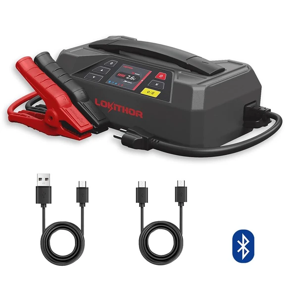 Lokithor JTC4250 12V/220V 4250Amp LiFePO4 Akıllı Akü Test + Akü Takviye + Akü Şarj Cihazı ürün görseli