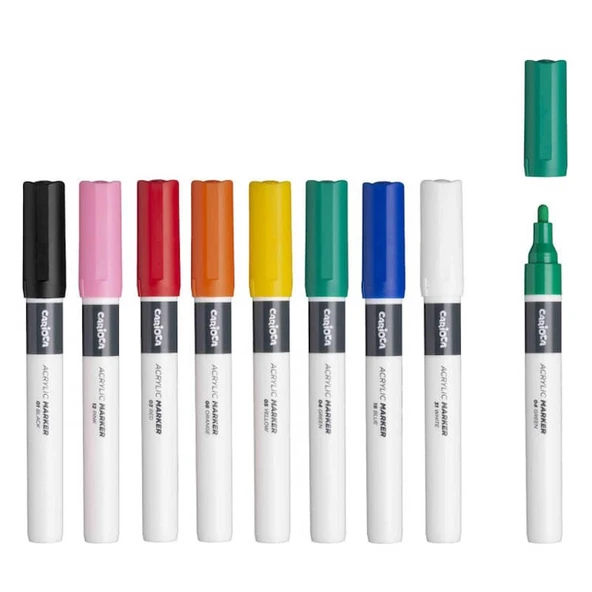 Carioca Plus Akrilik Marker 8'li - Resim 2