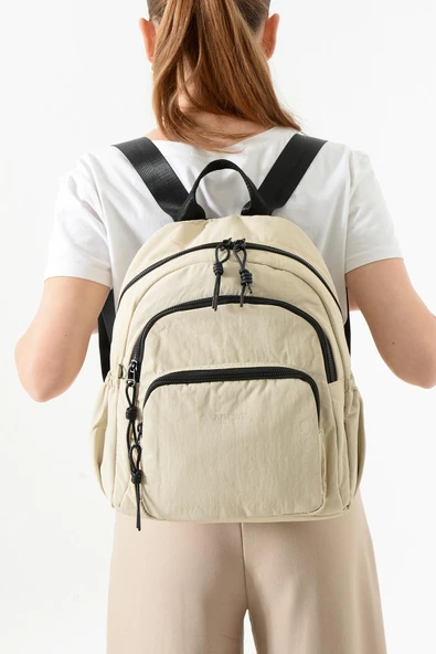 Bolsas Kadın Sırt Çanta Bej 1109 - Resim 2