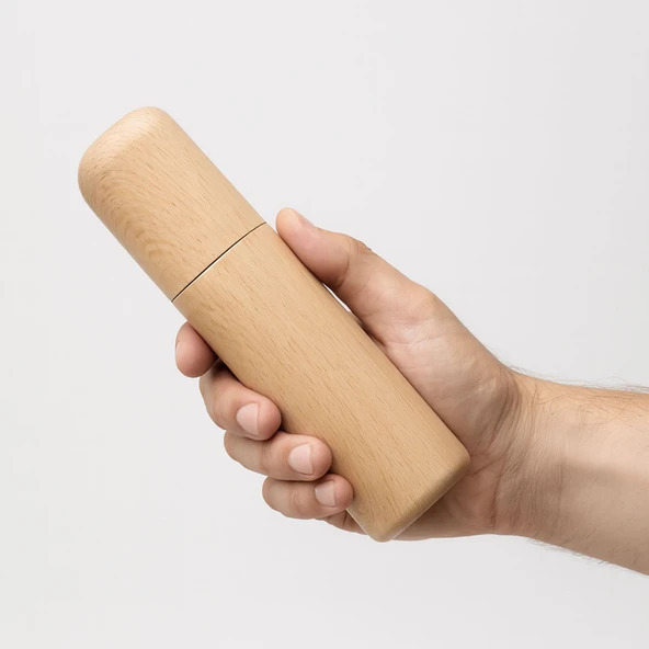 Mobilya Tekli Kanepe Koltuk Baza Yükseltme Ayağı Kayın Bej Renk Sert Plastik Ayak 15 cm - Resim 4