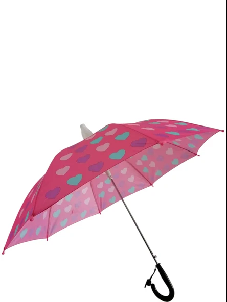 71cm Katlanır Kılıflı Düdüklü Çocuk Şemsiyesi Yağmur Kış Sonbahar RB0494