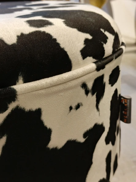 MERCAN MOBİLYA LEOPAR DESENLİ  BENCH PUF - 5