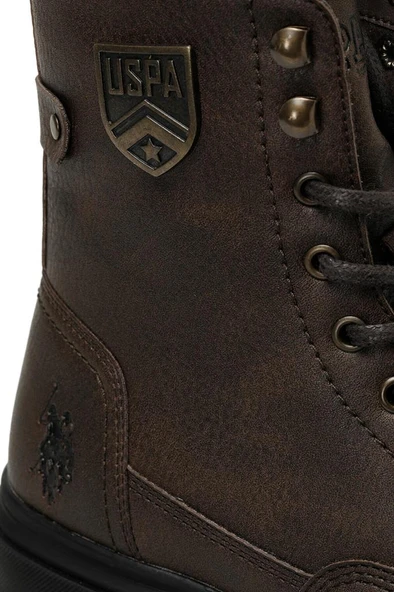 U.S. Polo Assn. LUKA 5PR 102038401 Erkek Bot Kahve 40-45 - Resim 7