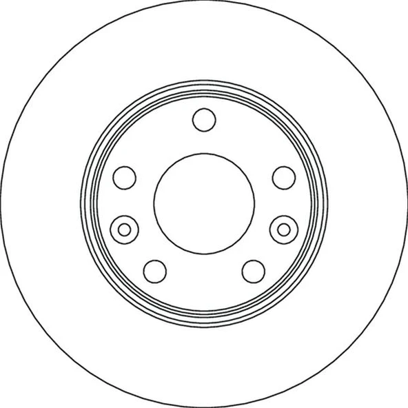 TRW DF4637 FREN DİSK ÖN RENAULT EXPRESS 21> DACIA DUSTER II 18> NISSAN JUKE 20> 402069741R-4020600Q2D-402063140R ürün görseli 1