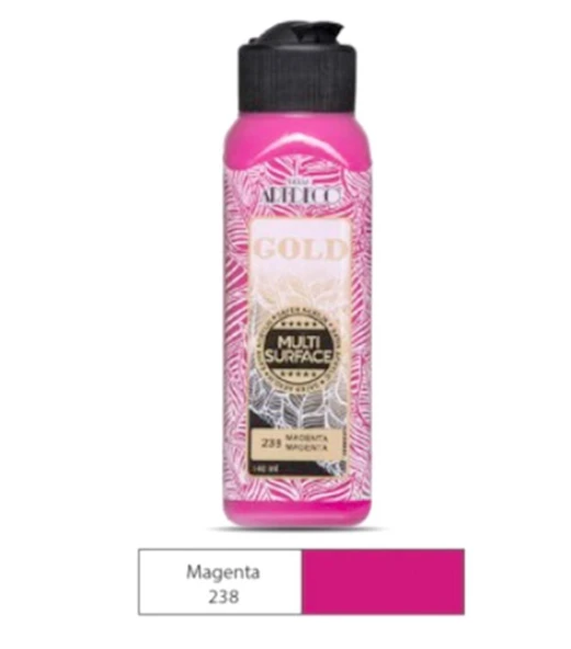 Artdeco Gold Akrilik Boya Multi Surface 140 Ml Magente ürün görseli
