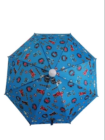 71cm Katlanır Kılıflı Düdüklü Çocuk Şemsiyesi Yağmur Kış Sonbahar RB04911