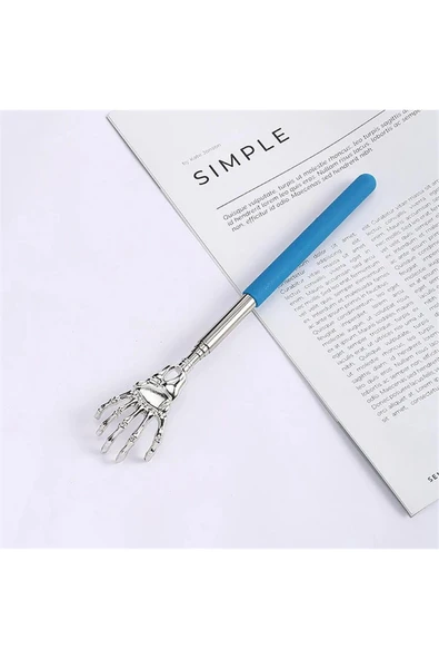 Mucit Home Teleskopik Sırt Kaşıma Aparatı Açılır Kapanır Sırt Kaşıyıcı Metal Aparat 1 Adet - Resim 5