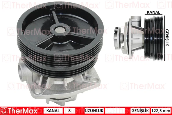 THERMAX T01.118 DEVİRDAİM BRAVO-BRAVA 96-01 DOBLO 01>MAREA 99-02 PALIO 96> 1.6 16V PA620 T 46444355-46400058 ürün görseli 1