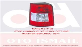 MARS 511123 STOP LAMBASI DUYSUZ SOL ÇİFT KAPI PARTNER-BERLINGO 06 > 6350.CX ürün görseli 1