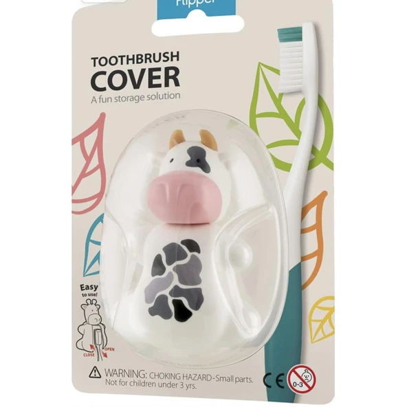 R.o.c.s Flipper Hijyenik Diş Fırçası Kabı İnek