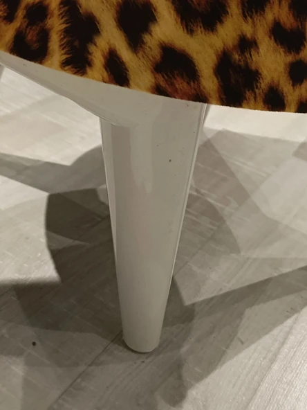 MERCAN MOBİLYA LEOPAR DESENLİ PUF BENCH - 5