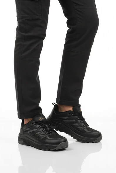 Walkway Siyah Bağcıklı Kaymaz Erkek Outdoor Ayakkabı Sedona M