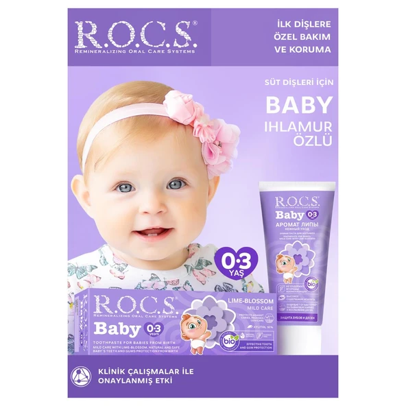 R.o.c.s Baby 0-3 Yaş Ihlamur Özlü Diş Macunu 35ml