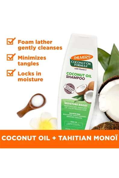 Palmer’s Hindistan Cevizi Yağlı Nemlendirici Şampuan 400ML - 3