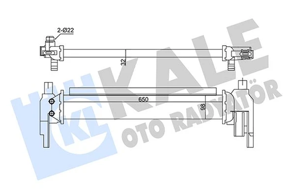 KALE 350940 TURBO RADYATÖRÜ INTERCOOLER GOLF VII-A3 12>LEON 12>OCTAVIA 12> 5Q0121251EL ürün görseli 1