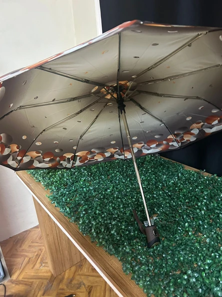 April Bayanlar Için Tam Otomatik 10 Tel Şemsiye  Dayanıklı ve Modern Tasarım - Resim 5