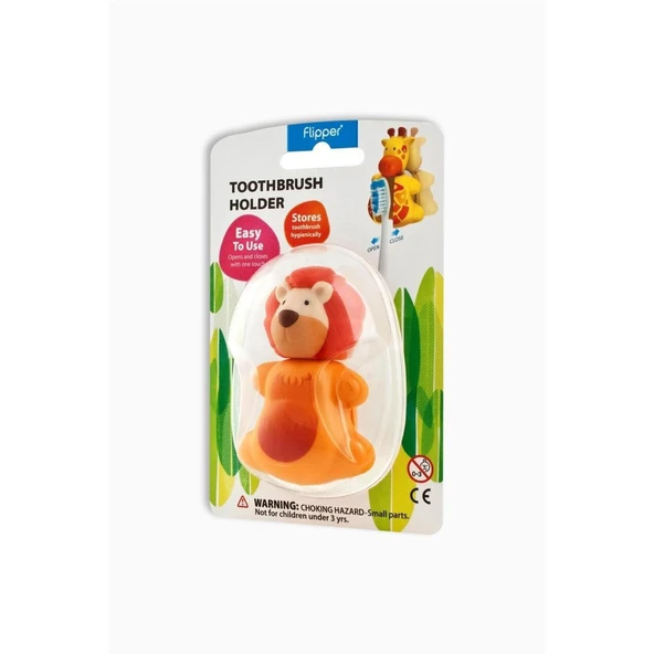 R.o.c.s Flipper Hijyenik Diş Fırçası Kabı Aslan