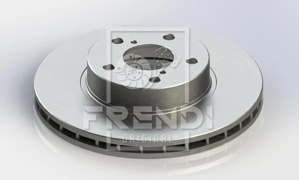 FRENDI 48034 ÖN FREN DİSKİ HAVA KANALLI SUBARU IMPREZA 1.5L EL15 GD GH 07-12 / 1.6L EJ16 GC GD 98-09 260 çap x 5 bijon - Takım disk fiyatıdır 26300AE090-26300AE091-26300SA001 ürün görseli 1