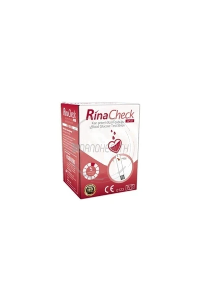 Rina Check Seker Ölçüm Çubuğu 50 Strip ürün görseli 1